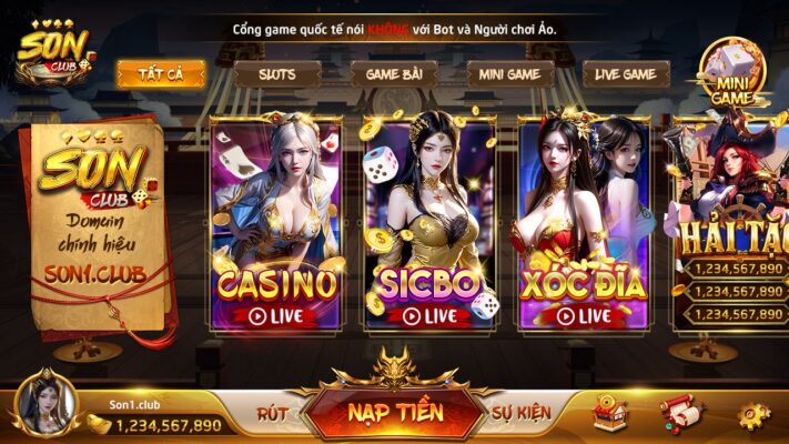 Sonclub - Cổng game chất lượng số 1 2024